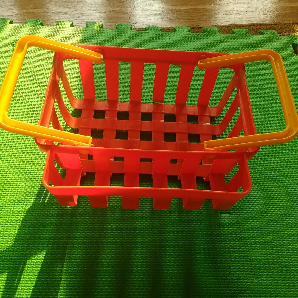 Fisher Price Orange Basket 1989 Vintage